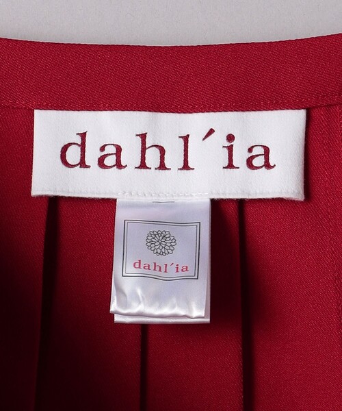 dahl'ia（ダリア）の「＜dahl’ia＞ベルト プリーツスカート（スカート・レディース・レッド/ブラック・M/S）」の22枚目の写真