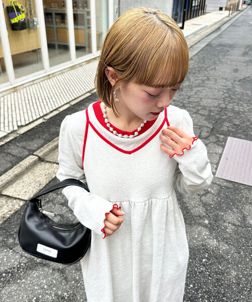 ワンピース HELLO.SANFRANCISCO HELLO.SANFRANCISCO】(ロンTee付き)リンガーワンピース