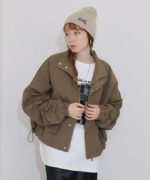 Paradise Picnic(パラダイスピクニック)の「TRANOI. TORAニットキャップ(ニットキャップ/ビーニー・レディース・ベージュ/グレー/ブラック・FREE)」の6枚目の写真