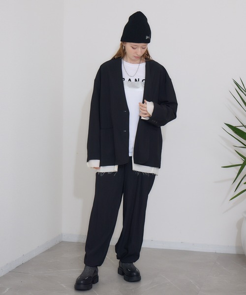 Paradise Picnic(パラダイスピクニック)の「TRANOI. TORAニットキャップ(ニットキャップ/ビーニー・レディース・ベージュ/グレー/ブラック・FREE)」の13枚目の写真