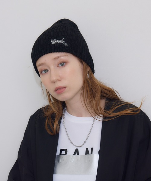 Paradise Picnic(パラダイスピクニック)の「TRANOI. TORAニットキャップ(ニットキャップ/ビーニー・レディース・ベージュ/グレー/ブラック・FREE)」の18枚目の写真