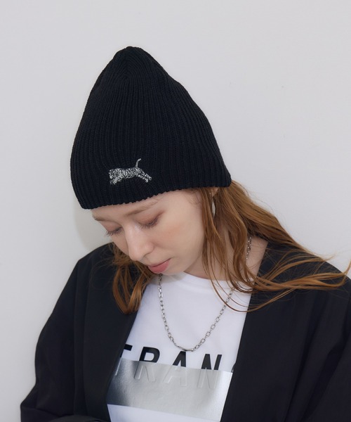 Paradise Picnic(パラダイスピクニック)の「TRANOI. TORAニットキャップ(ニットキャップ/ビーニー・レディース・ベージュ/グレー/ブラック・FREE)」の19枚目の写真