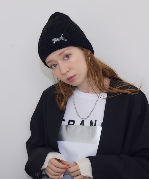 Paradise Picnic(パラダイスピクニック)の「TRANOI. TORAニットキャップ(ニットキャップ/ビーニー・レディース・ベージュ/グレー/ブラック・FREE)」の20枚目の写真