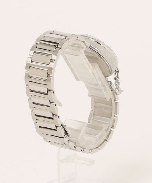 Vivienne Westwood(ヴィヴィアンウエストウッド)の「「Vivienne Westwood/ヴィヴィアン・ウエストウッド」ポプラレディースクォーツウォッチ、ブルーダイヤル&ステンレススティールブレスレット(アナログ腕時計・レディース・シルバー系・31mm)」の6枚目の写真