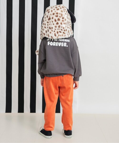 BREEZE（ブリーズ）の「立体モンスタートレーナー（スウェット・キッズ・オフホワイト/チャコール・120/80/130/90/100/110）」の4枚目の写真