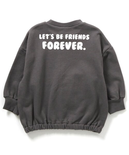 BREEZE（ブリーズ）の「立体モンスタートレーナー（スウェット・キッズ・オフホワイト/チャコール・120/80/130/90/100/110）」の12枚目の写真