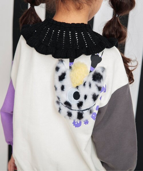 BREEZE（ブリーズ）の「立体モンスタートレーナー（スウェット・キッズ・オフホワイト/チャコール・120/80/130/90/100/110）」の16枚目の写真