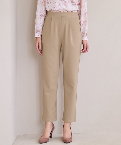 alotta(アロッタ)の「あったか裏起毛カットジョーゼットスリムパンツ(その他パンツ・レディース・グレイッシュブルー/ブラック/ベージュ/ダークグリーン/モカ・L/M/3L/LL)」の13枚目の写真