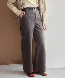 NOMBRE IMPAIR（ノンブルアンペール）の「変形コーデュロイ　ワイドフレアパンツ（その他パンツ）」