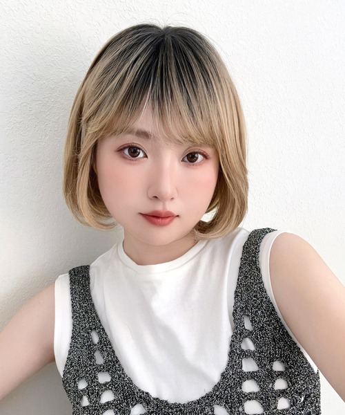 Brightlele(ブライトララ)の「「 ミニョンボブ 」 ウィッグ レディース ボブ ミディアム 自然 フルウィッグ ボブヘア(ウィッグ・レディース・その他1/その他2/その他3/その他5/その他4/その他7/その他6・フリー)」の13枚目の写真