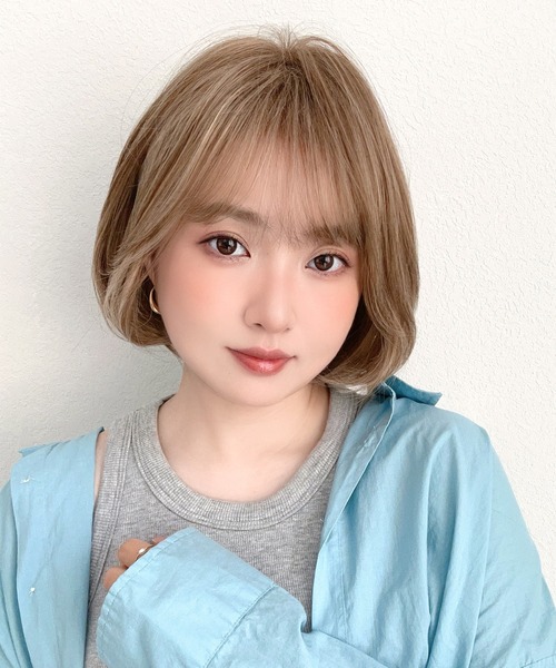 Brightlele(ブライトララ)の「「 ミニョンボブ 」 ウィッグ レディース ボブ ミディアム 自然 フルウィッグ ボブヘア(ウィッグ・レディース・その他1/その他2/その他3/その他5/その他4/その他7/その他6・フリー)」の15枚目の写真
