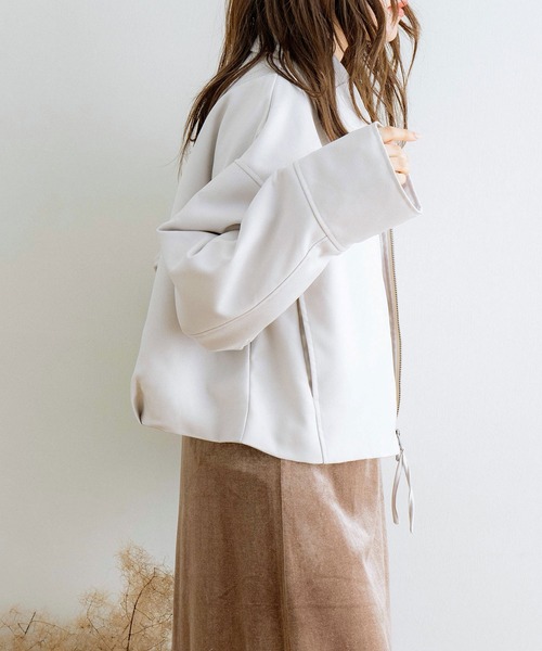 NOAHL（ノアル）の「【NOAHL】エステツイルショートジャケット（テーラードジャケット・レディース・ベージュ/ブラック/アイボリー・FREE）」の15枚目の写真