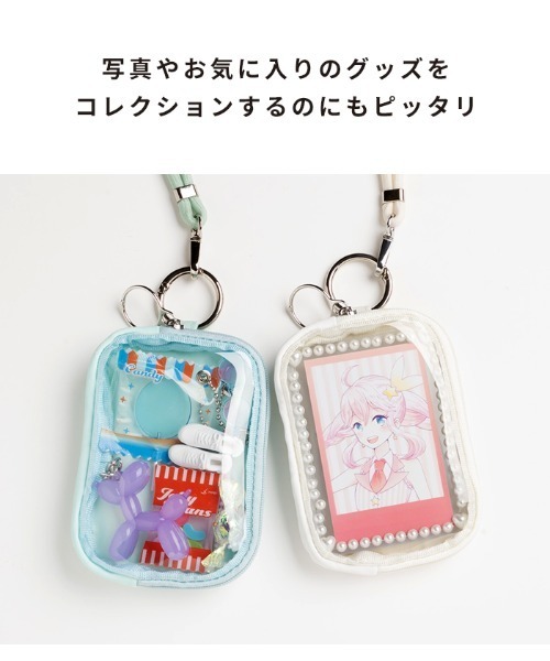 Hamee（ハミィ）の「Melia キルティングガジェット ポーチ & ストラップ（スマホグッズ・レディース・アイボリー/ブラック/ミント/パープル・FREE）」の11枚目の写真