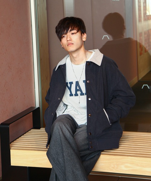 セール】【ZIP FIVE】 コーデュロイ バイカラー ルーズシルエット