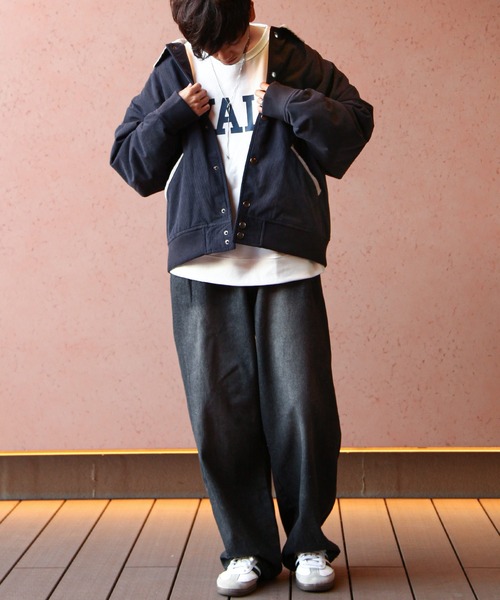 セール】【ZIP FIVE】 コーデュロイ バイカラー ルーズシルエット