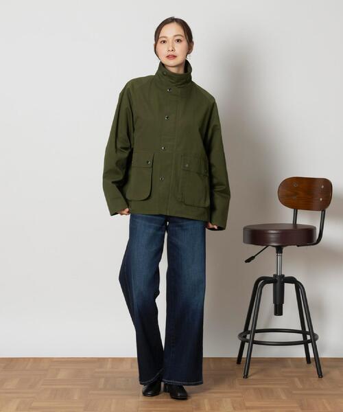 Right-on(ライトオン)の「BRITISH KHAKI(ブリティッシュカーキ)【レディース】ハンティングジャケット(その他アウター・レディース・オリーブ/ベージュ・M/L/XL)」の18枚目の写真