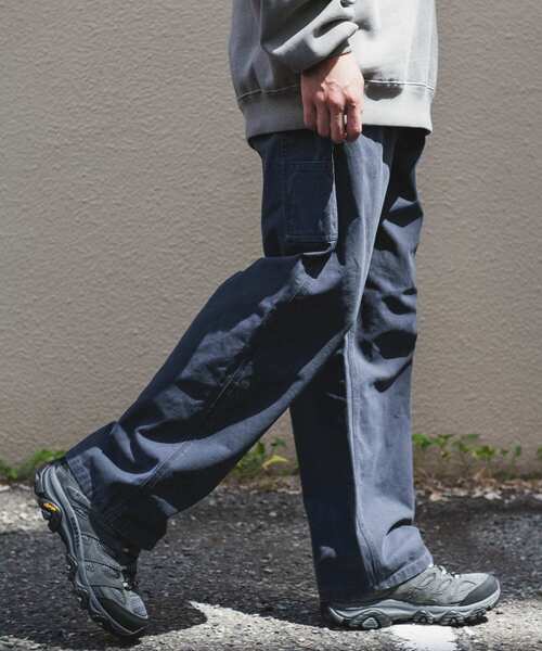 URBAN RESEARCH DOORS（アーバンリサーチドアーズ）の「ダックストレートパンツ（その他パンツ・メンズ・スミクロ/ベージュ・MEDIUM/LARGE）」の2枚目の写真