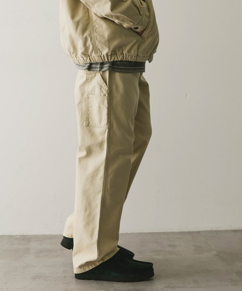 URBAN RESEARCH DOORS（アーバンリサーチドアーズ）の「ダックストレートパンツ（その他パンツ・メンズ・スミクロ/ベージュ・MEDIUM/LARGE）」の17枚目の写真