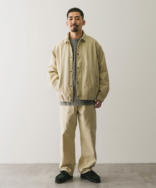 URBAN RESEARCH DOORS（アーバンリサーチドアーズ）の「ダックストレートパンツ（その他パンツ・メンズ・スミクロ/ベージュ・MEDIUM/LARGE）」の18枚目の写真