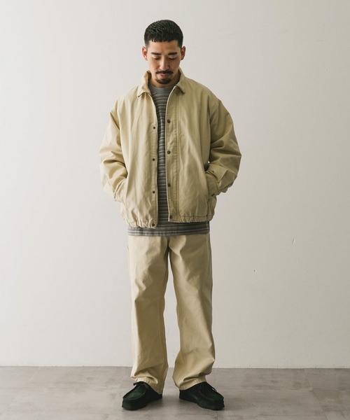 URBAN RESEARCH DOORS（アーバンリサーチドアーズ）の「ダックストレートパンツ（その他パンツ・メンズ・スミクロ/ベージュ・MEDIUM/LARGE）」の19枚目の写真
