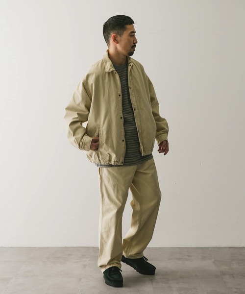 URBAN RESEARCH DOORS（アーバンリサーチドアーズ）の「ダックストレートパンツ（その他パンツ・メンズ・スミクロ/ベージュ・MEDIUM/LARGE）」の20枚目の写真