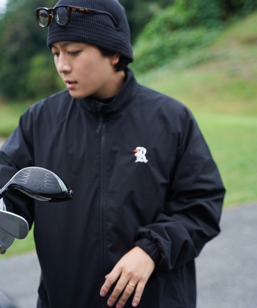 #Re:room California Golf Club（リルームカリフォルニアゴルフクラブ）の「ナイロンストレッチジップジャケット（Tシャツ/カットソー・メンズ・ベージュ/ネイビー/ブラック・MEDIUM/LARGE）」の2枚目の写真