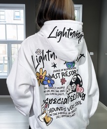 パーカー（ホワイト/白色系・前面プリント）ファッション通販 - ZOZOTOWN