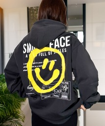 LE SSERAFIM x ZOZOTOWN フード付きパーカー M ブラック ジップアップ