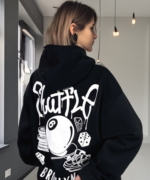 セール】【新作追加】映えグラフィック サガラ刺繍 フードロゴ