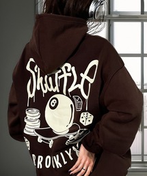 Candlestick(キャンドルスティック)の映えグラフィック フードロゴ 暖か 裏起毛 パーカー 韓国ストリート(パーカー)