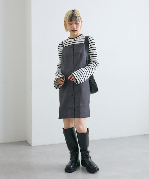 w closet(ダブルクローゼット)の「エンジニアブーツ(ブーツ・レディース・ブラック/ブラウン・MEDIUM/SMALL/LARGE)」の9枚目の写真
