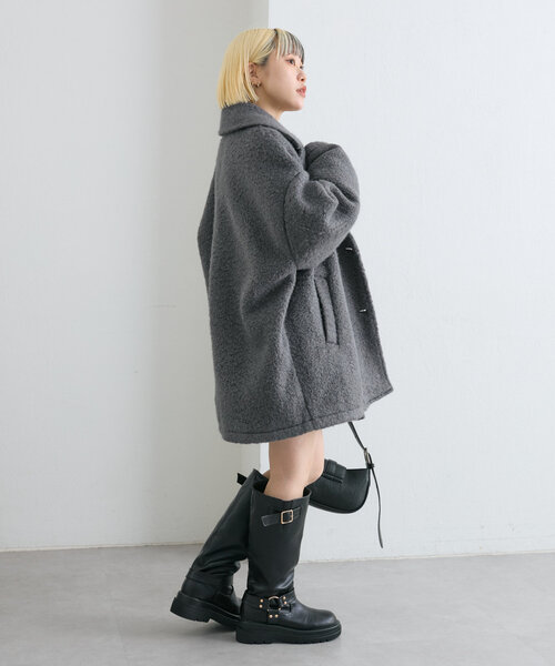 w closet(ダブルクローゼット)の「エンジニアブーツ(ブーツ・レディース・ブラック/ブラウン・MEDIUM/SMALL/LARGE)」の12枚目の写真