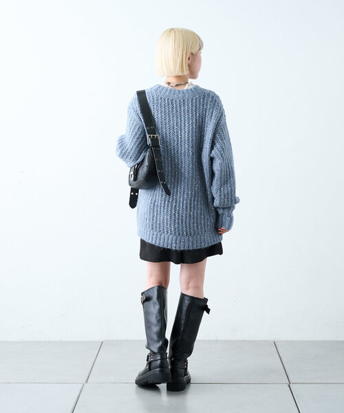 w closet(ダブルクローゼット)の「エンジニアブーツ(ブーツ・レディース・ブラック/ブラウン・MEDIUM/SMALL/LARGE)」の13枚目の写真