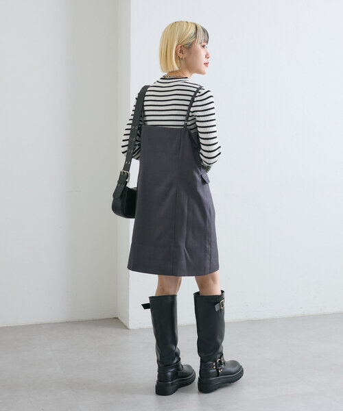 w closet(ダブルクローゼット)の「エンジニアブーツ(ブーツ・レディース・ブラック/ブラウン・MEDIUM/SMALL/LARGE)」の14枚目の写真