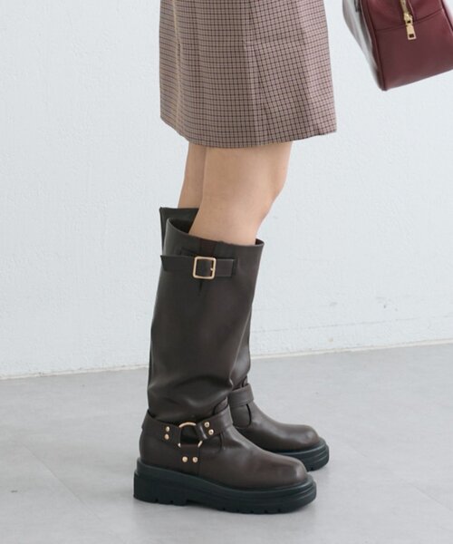 w closet(ダブルクローゼット)の「エンジニアブーツ(ブーツ・レディース・ブラック/ブラウン・MEDIUM/SMALL/LARGE)」の16枚目の写真