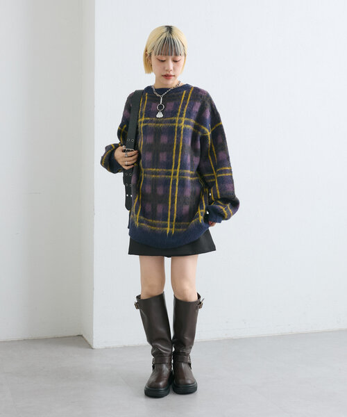 w closet(ダブルクローゼット)の「エンジニアブーツ(ブーツ・レディース・ブラック/ブラウン・MEDIUM/SMALL/LARGE)」の19枚目の写真