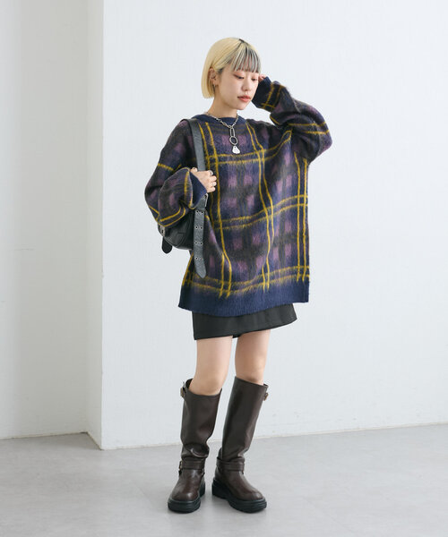 w closet(ダブルクローゼット)の「エンジニアブーツ(ブーツ・レディース・ブラック/ブラウン・MEDIUM/SMALL/LARGE)」の20枚目の写真