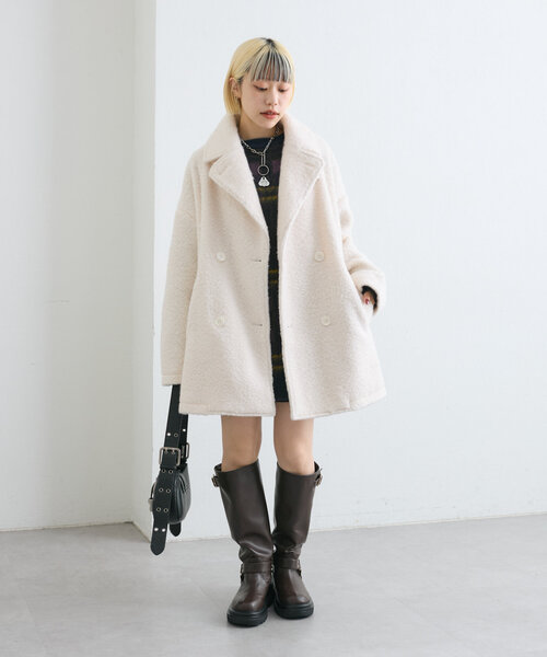 w closet(ダブルクローゼット)の「エンジニアブーツ(ブーツ・レディース・ブラック/ブラウン・MEDIUM/SMALL/LARGE)」の21枚目の写真