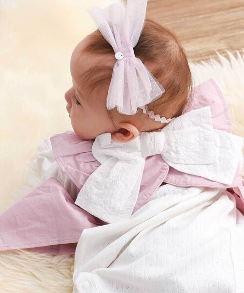 SLAP SLIP BABY（スラップスリップベビー）の「バックリボンフレアスカートドレススタイ【専用ケース付き】（ベビーギフト・キッズ・ブルー/ピンク・FREE）」の5枚目の写真