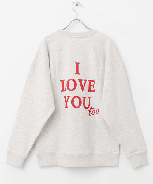 URBAN RESEARCH Sonny Label（アーバンリサーチサニーレーベル）の「Holiday Love Sweat（スウェット・レディース・オフホワイト/レッド系その他/ホワイト系その他/レッド・MEDIUM/LARGE）」の9枚目の写真