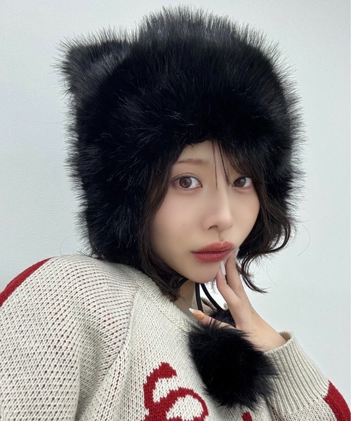 Supreme シープスキンムートンバケットハット Supreme×SASQUATCHfabrix． 総柄バケットハット ベージュ