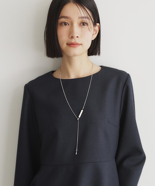 THE SHOP TK （ザ ショップ ティーケー ）の「パール調ラリエット（ネックレス・レディース・シルバー/ゴールド・00）」の6枚目の写真