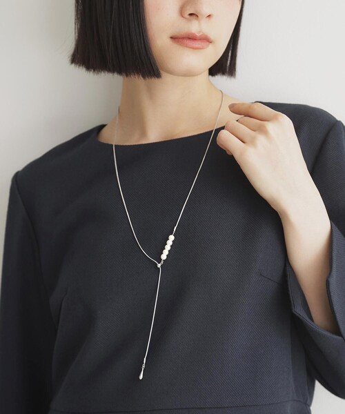 ［最終価格](週末限定価格)パール5㎜ラリエットネックレス le.coeur blanc｜パールラリエットネックレス | Rakuten Fashion