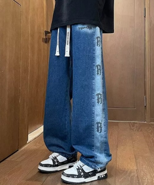 サイドロゴデニムパンツ（デニムパンツ）｜MGV（エムジーヴィー