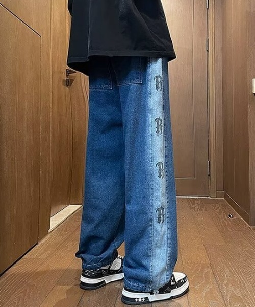 サイドロゴデニムパンツ（デニムパンツ）｜MGV（エムジーヴィー）の