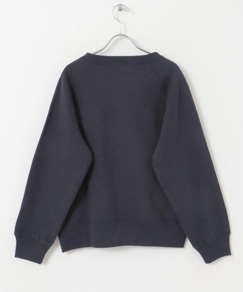 FORK&SPOON（フォークアンドスプーン）の「FORK&SPOON　スーピマコットン混反毛クルーネックスウェット（スウェット・レディース・スミクロ/アイボリー/ライトブルー・1）」の10枚目の写真