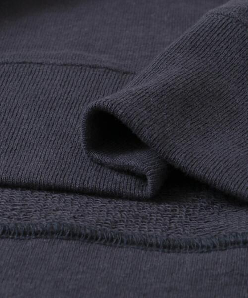 FORK&SPOON（フォークアンドスプーン）の「FORK&SPOON　スーピマコットン混反毛クルーネックスウェット（スウェット・レディース・スミクロ/アイボリー/ライトブルー・1）」の11枚目の写真