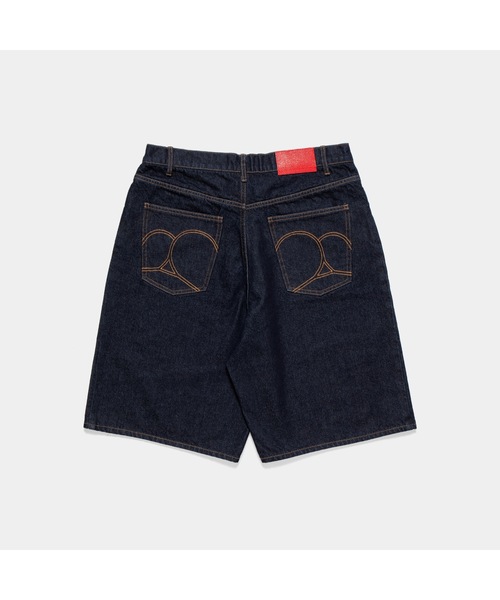 APPLEBUM(アップルバム)の「Denim Shorts(デニムパンツ・メンズ・インディゴブルー/ワンウォッシュ・MEDIUM/LARGE/X-LARGE)」の12枚目の写真