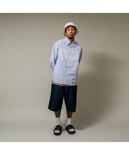 APPLEBUM(アップルバム)の「Denim Shorts(デニムパンツ・メンズ・インディゴブルー/ワンウォッシュ・MEDIUM/LARGE/X-LARGE)」の5枚目の写真