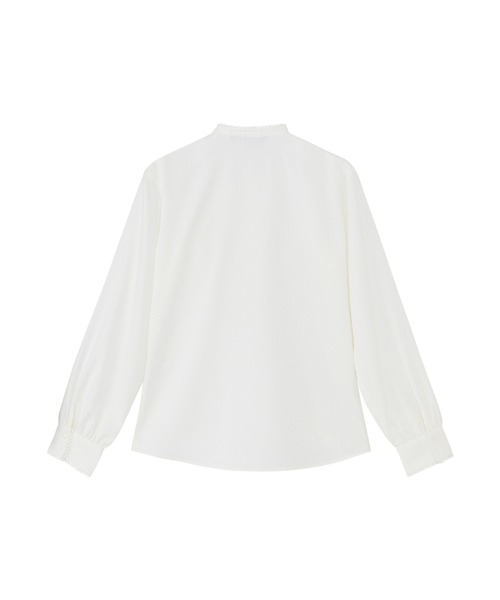 TOKYO SHIRTS(トウキョウシャツ)の「【吸水速乾】【COFREX】ピコレース レディース長袖シャツ(シャツ/ブラウス・レディース・ホワイト・M/L/LL/XL/S)」の5枚目の写真